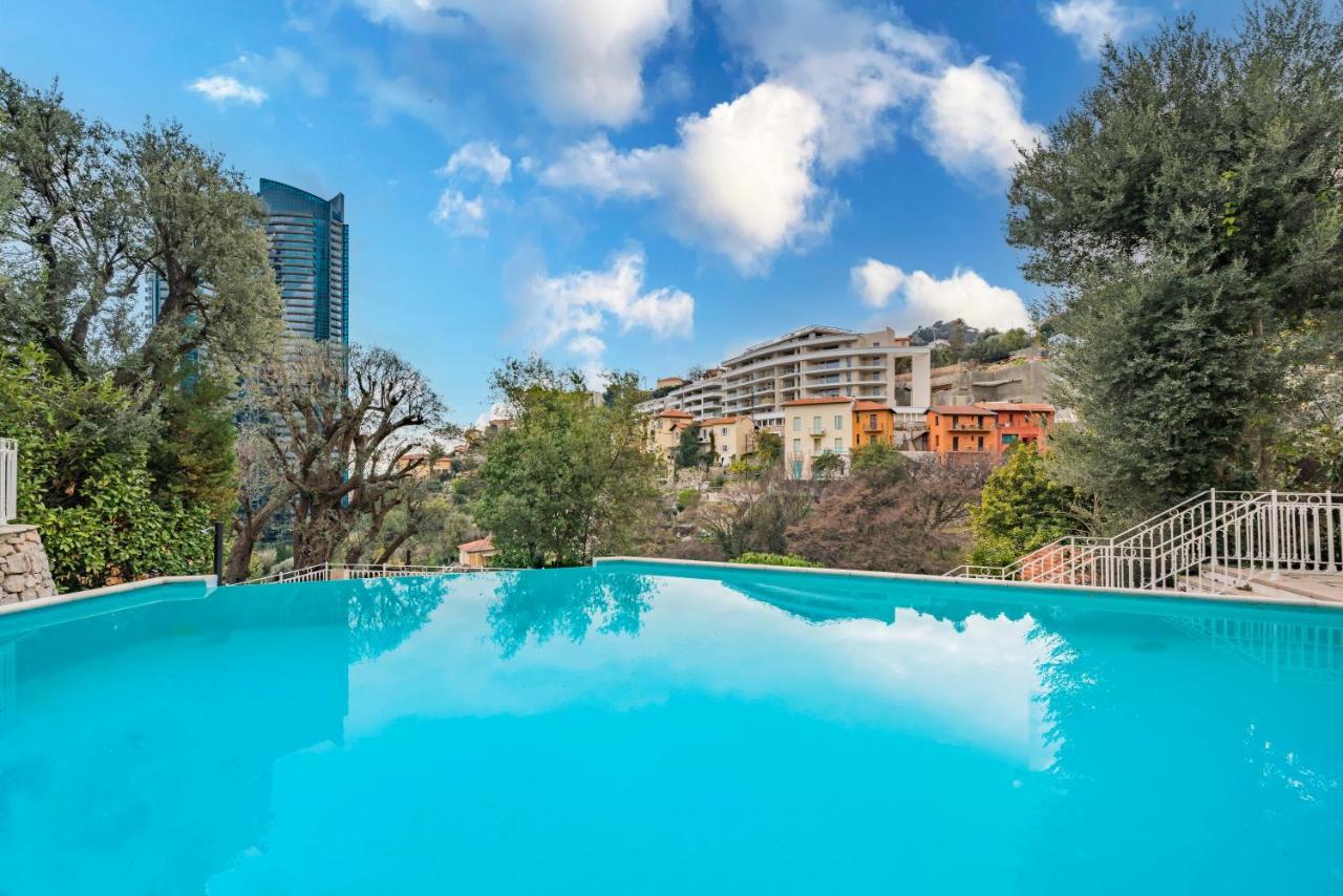 Vue Mer & Tour Odeon - Piscine - Parking - Av ボーソレイユ エクステリア 写真